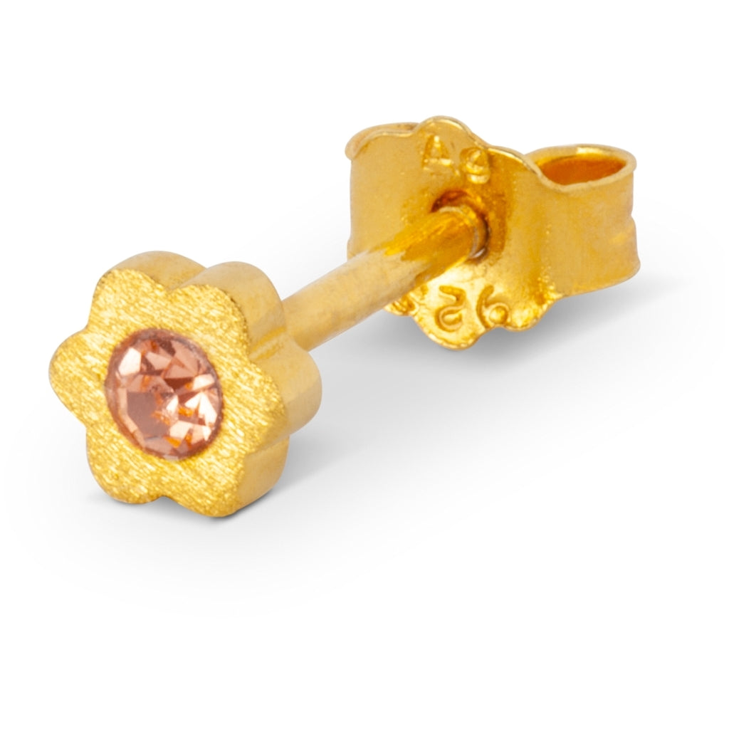 LULU Copenhagen Blomst earring 1 pcs Ear stud, 1 pcs Peach