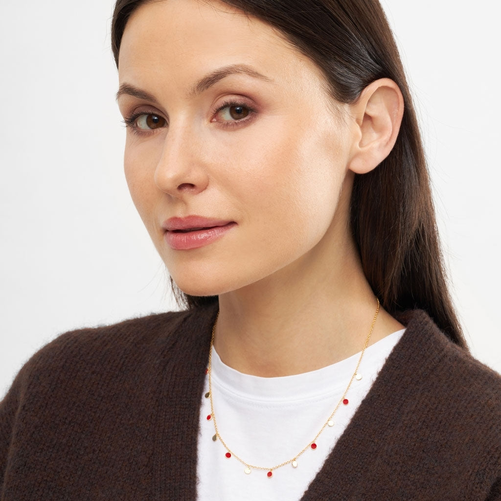 LULU Copenhagen Boho Necklace Necklaces Passion Red