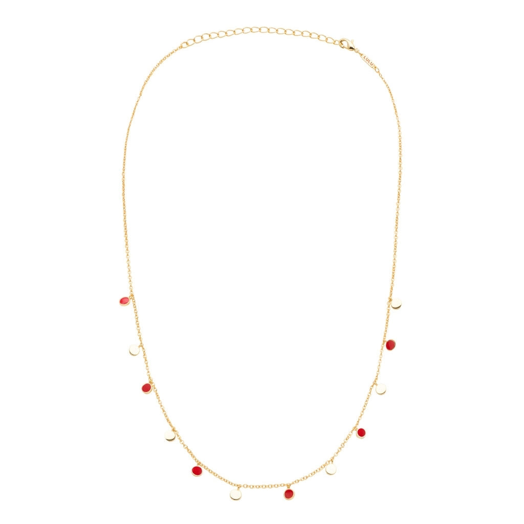 LULU Copenhagen Boho Necklace Necklaces Passion Red