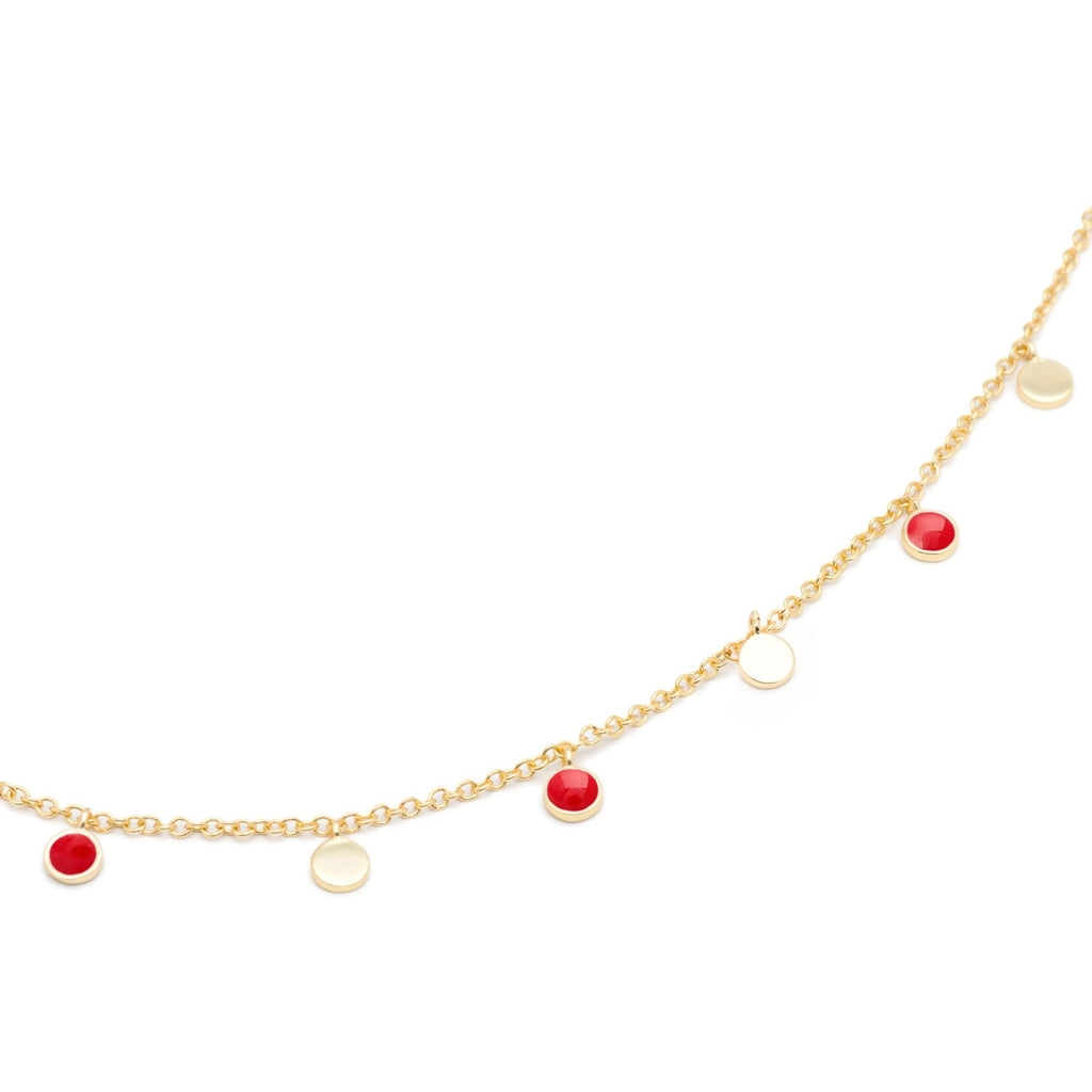 LULU Copenhagen Boho Necklace Necklaces Passion Red