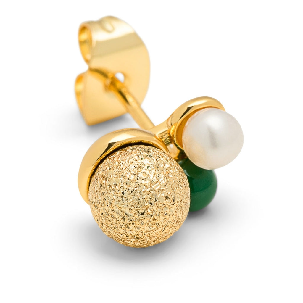 LULU Copenhagen Bouquet The Favorite earring 1 pcs Ear stud, 1 pcs Gold plated