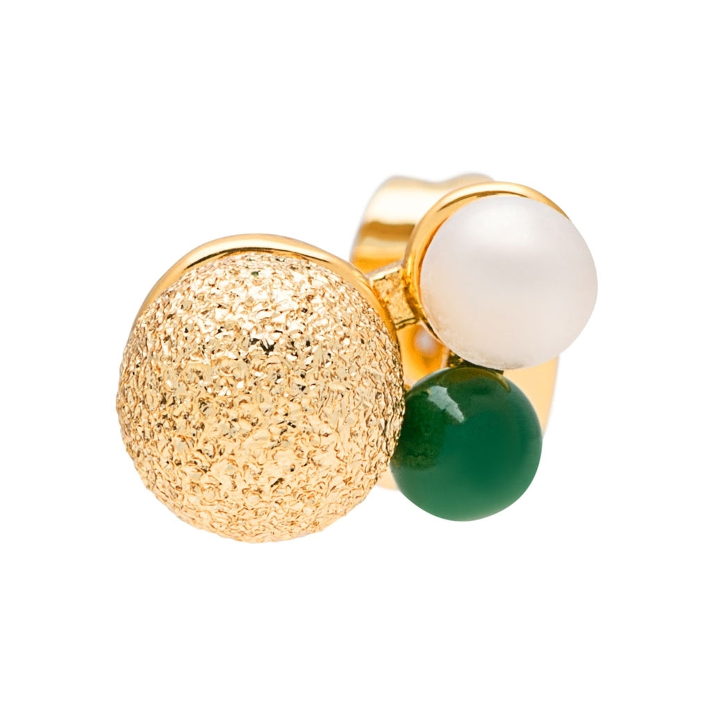 LULU Copenhagen Bouquet The Favorite earring 1 pcs Ear stud, 1 pcs Gold plated