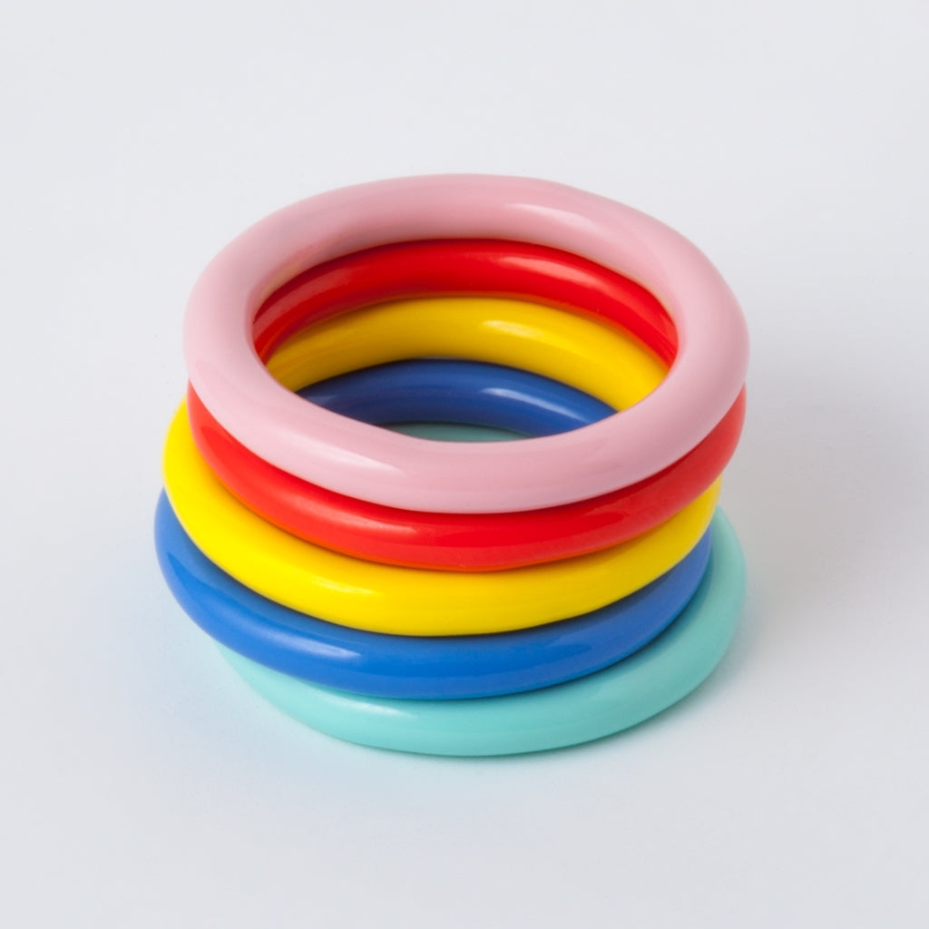 LULU Copenhagen Color Ring Rings Lipstick Red