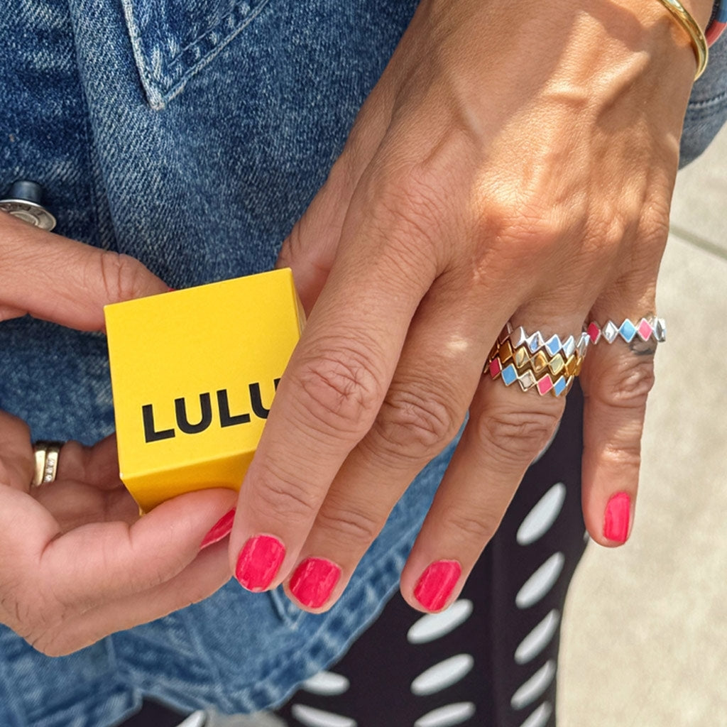 LULU Copenhagen Confetti Ring gold plated Rings Gold plated
