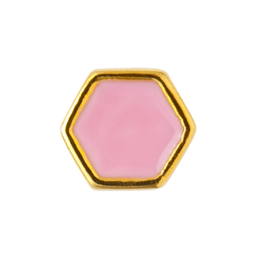 LULU Copenhagen Honey earring 1 pcs Ear stud, 1 pcs Pink