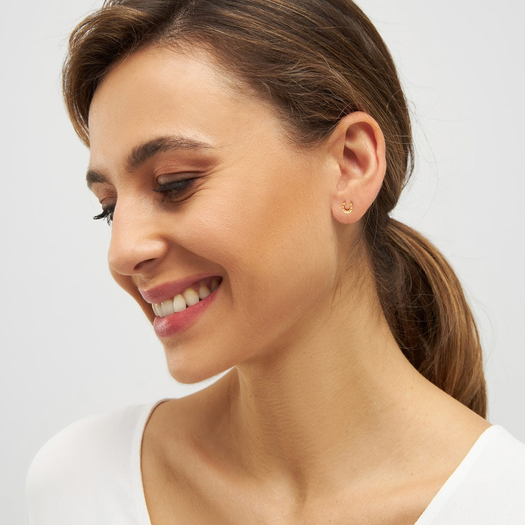 LULU Copenhagen Luck earring 1 pcs Ear stud, 1 pcs Gold plated