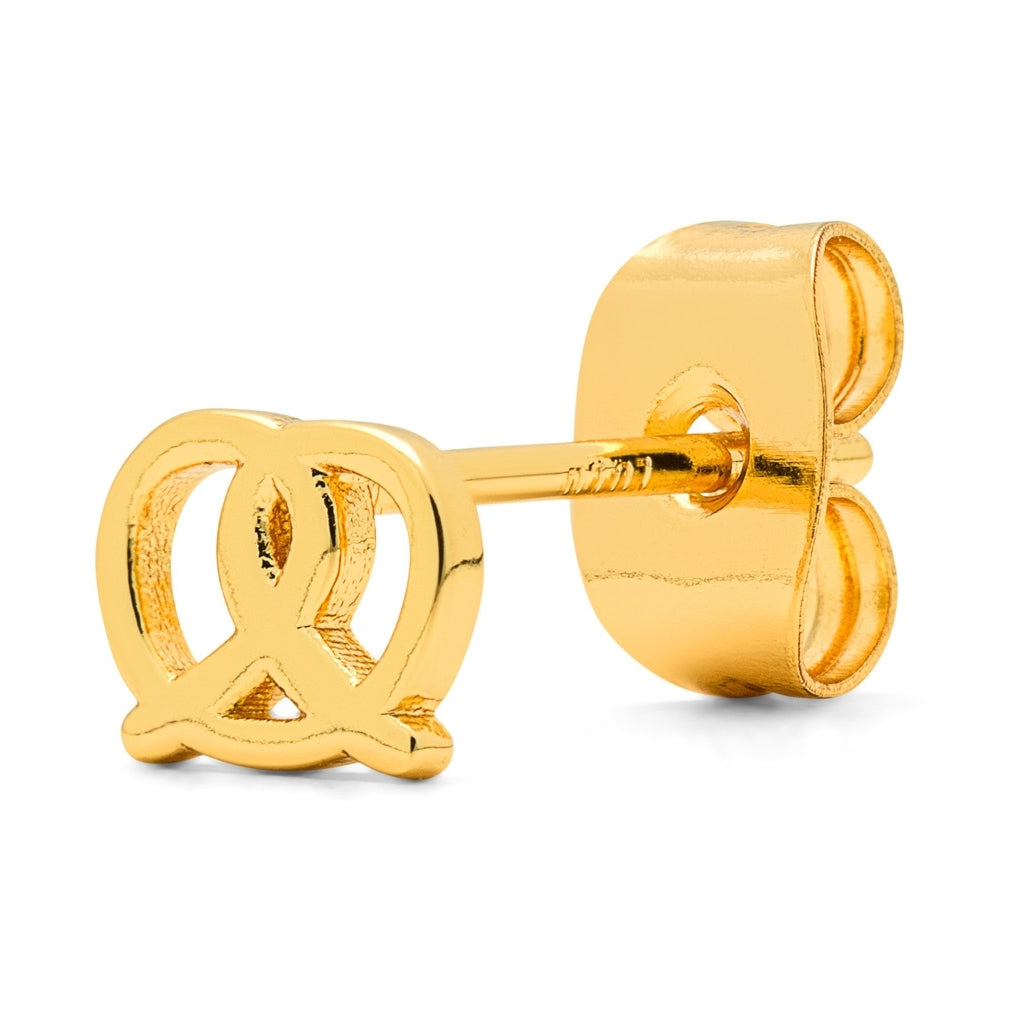 LULU Copenhagen Pretzel earring 1 pcs Ear stud, 1 pcs Gold plated
