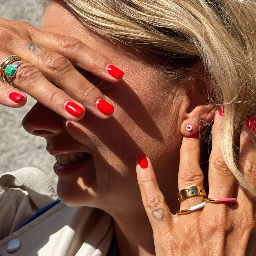 LULU Copenhagen Stardust Ring Rings Gold plated