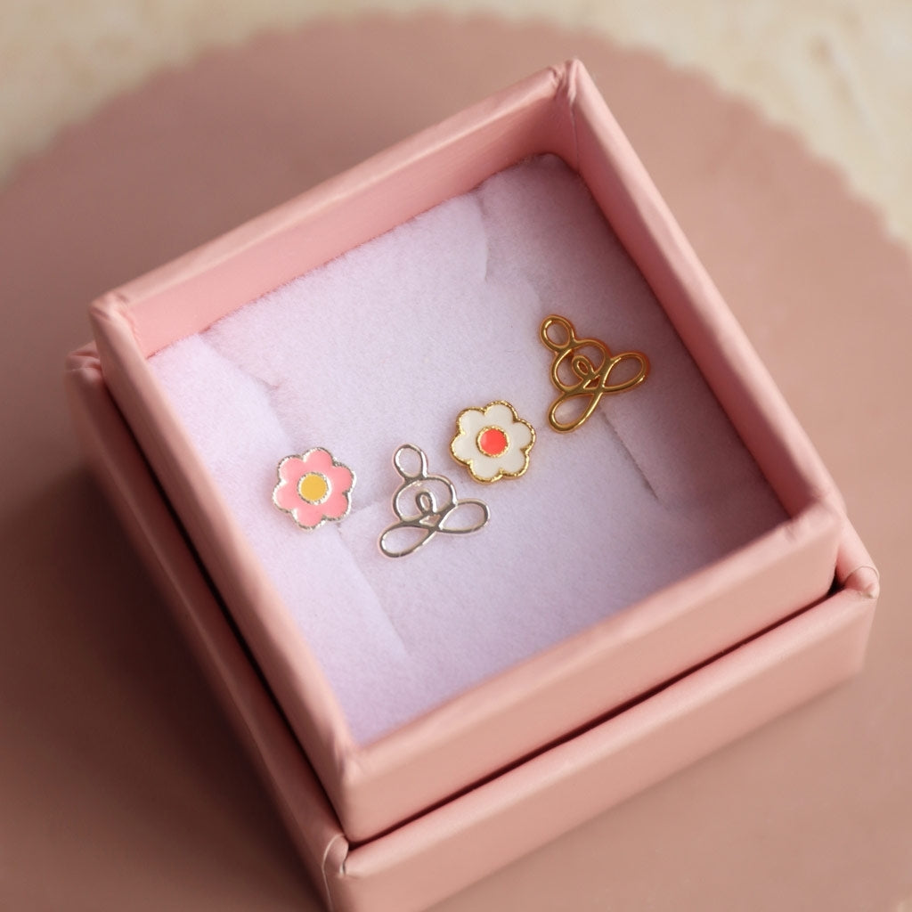 LULU Copenhagen Zen earring 1 pcs Ear stud, 1 pcs Gold plated