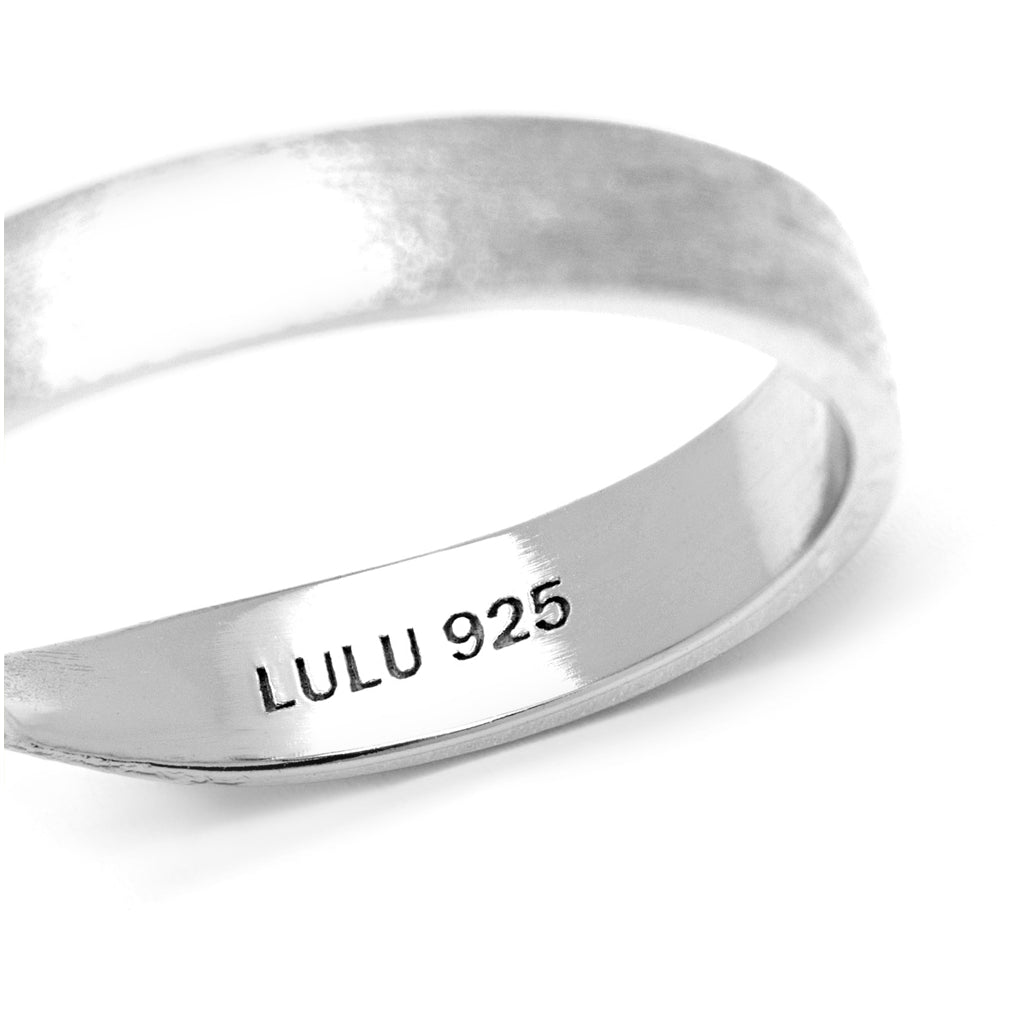 LULU Copenhagen 180 Ring brushed Rings Silver