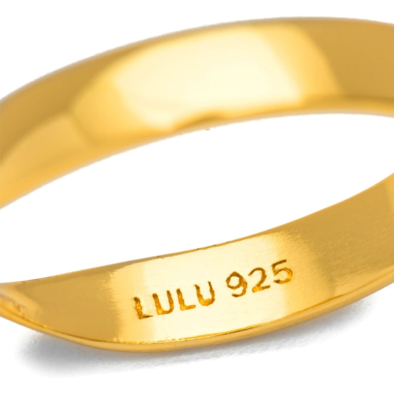 LULU Copenhagen 180 Ring shiny Rings Gold plated
