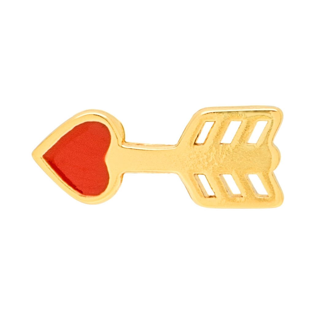 LULU Copenhagen Amor earring 1 pcs Ear stud, 1 pcs Gold plated