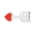 Amor earring 1 pcs - Silver