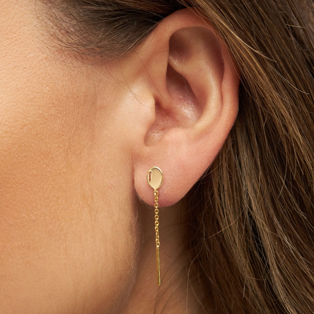 LULU Copenhagen Balloon earring 1 pcs Ear stud, 1 pcs Gold plated