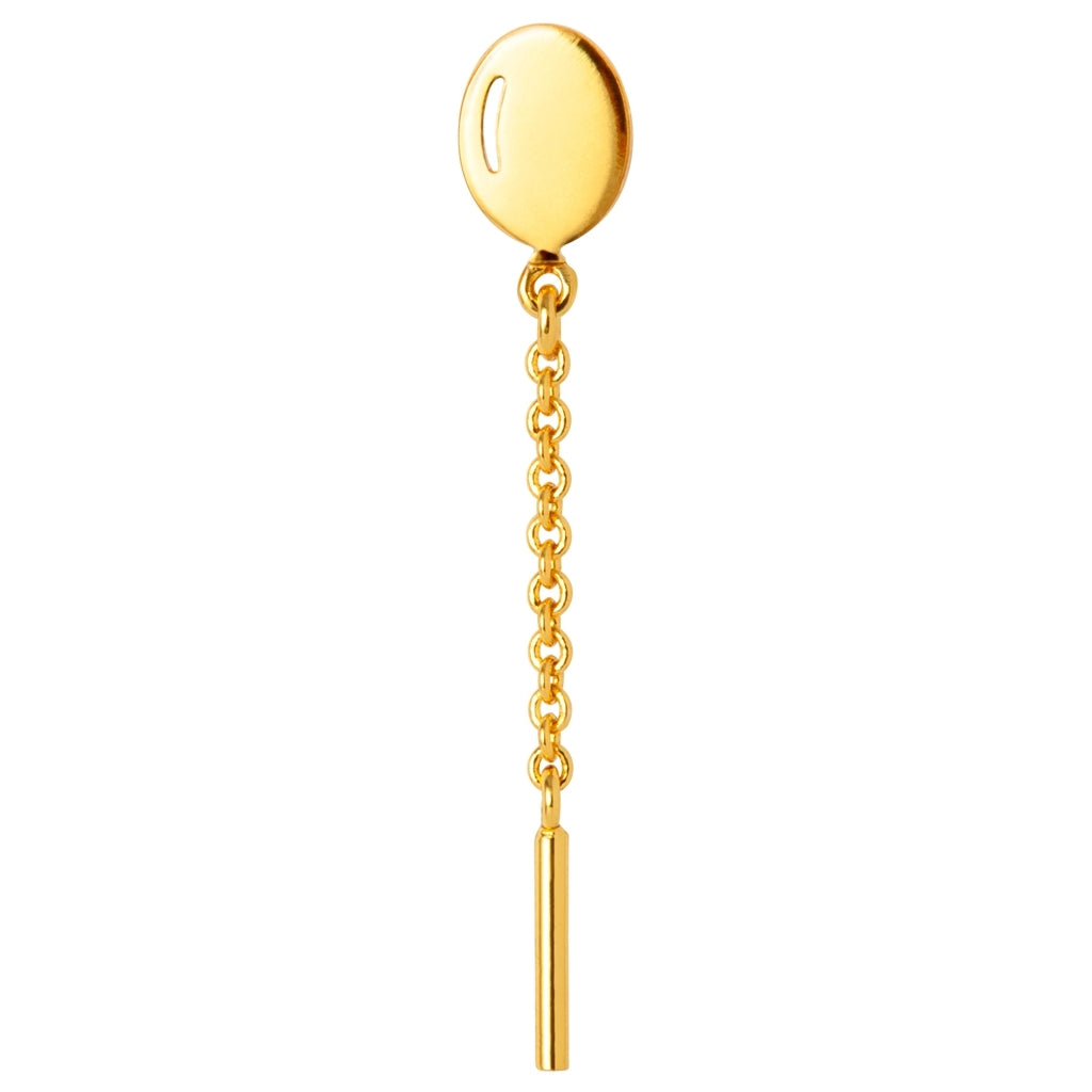 LULU Copenhagen Balloon earring 1 pcs Ear stud, 1 pcs Gold plated