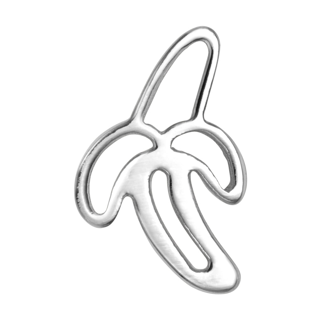 LULU Copenhagen Banana 1 pcs Ear stud, 1 pcs Silver Plated