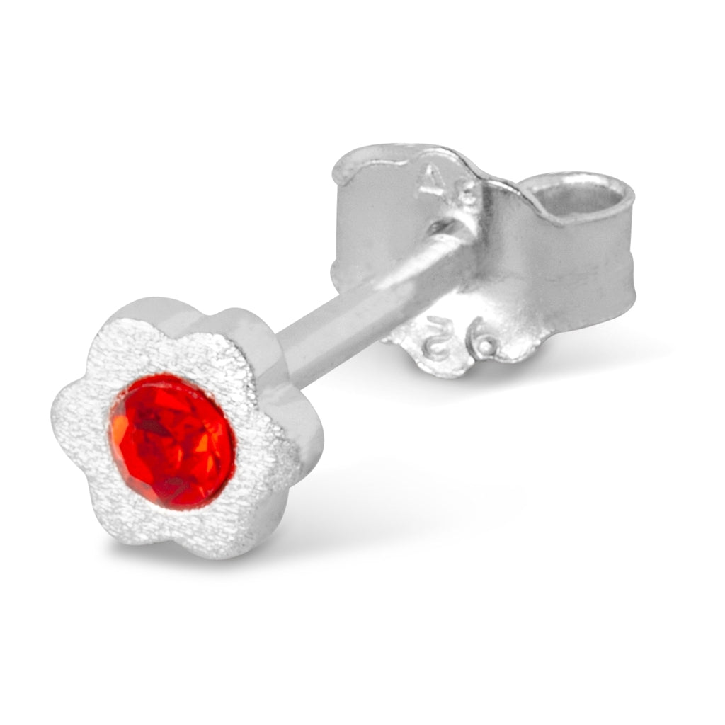 LULU Copenhagen Blomst earring 1 pcs Ear stud, 1 pcs Red