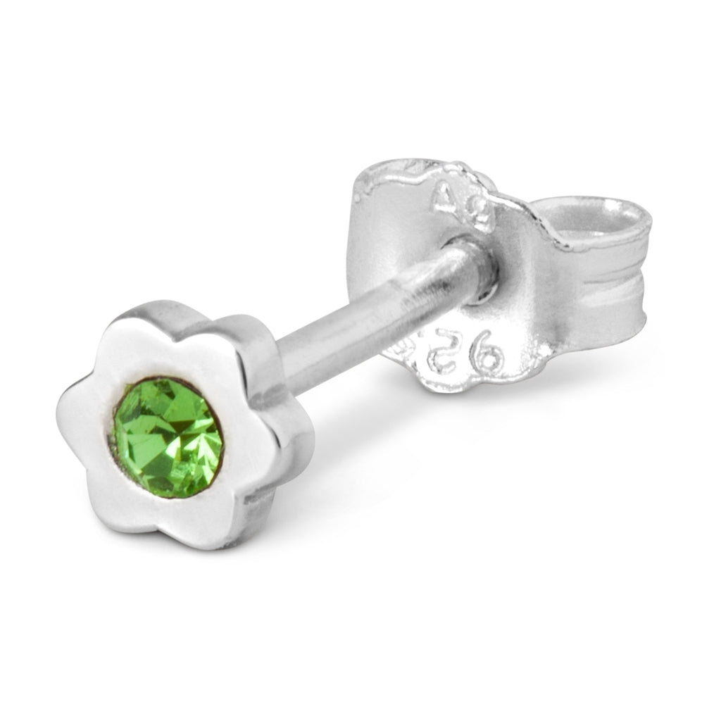 LULU Copenhagen Blomst Shiny earring 1 pcs Ear stud, 1 pcs Light Green