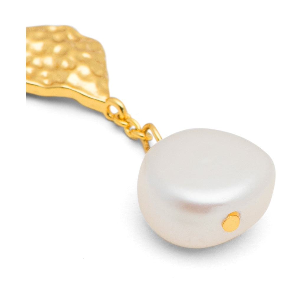 LULU Copenhagen Boheme Pearl earring 1 pcs Ear stud, 1 pcs Gold plated