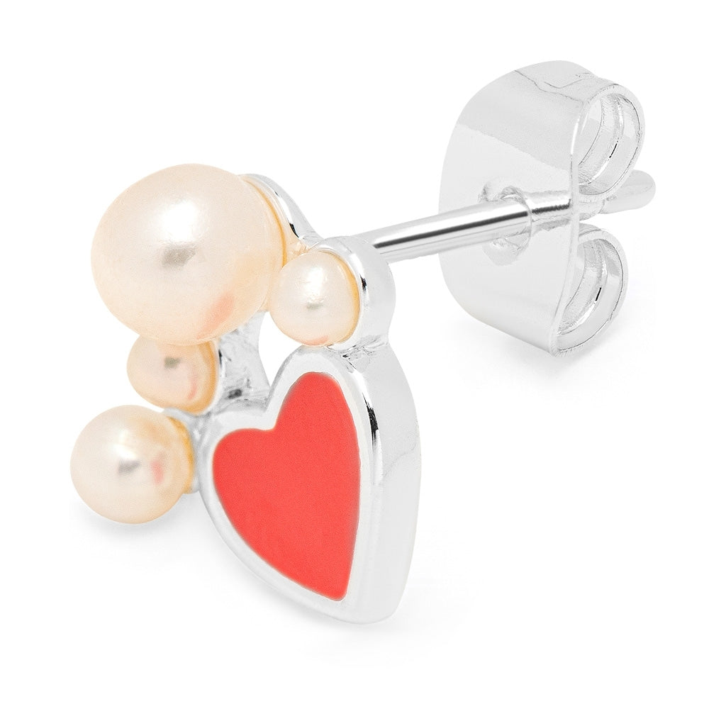 LULU Copenhagen Bouquet Dream earring 1 pcs Ear stud, 1 pcs Silver Plated
