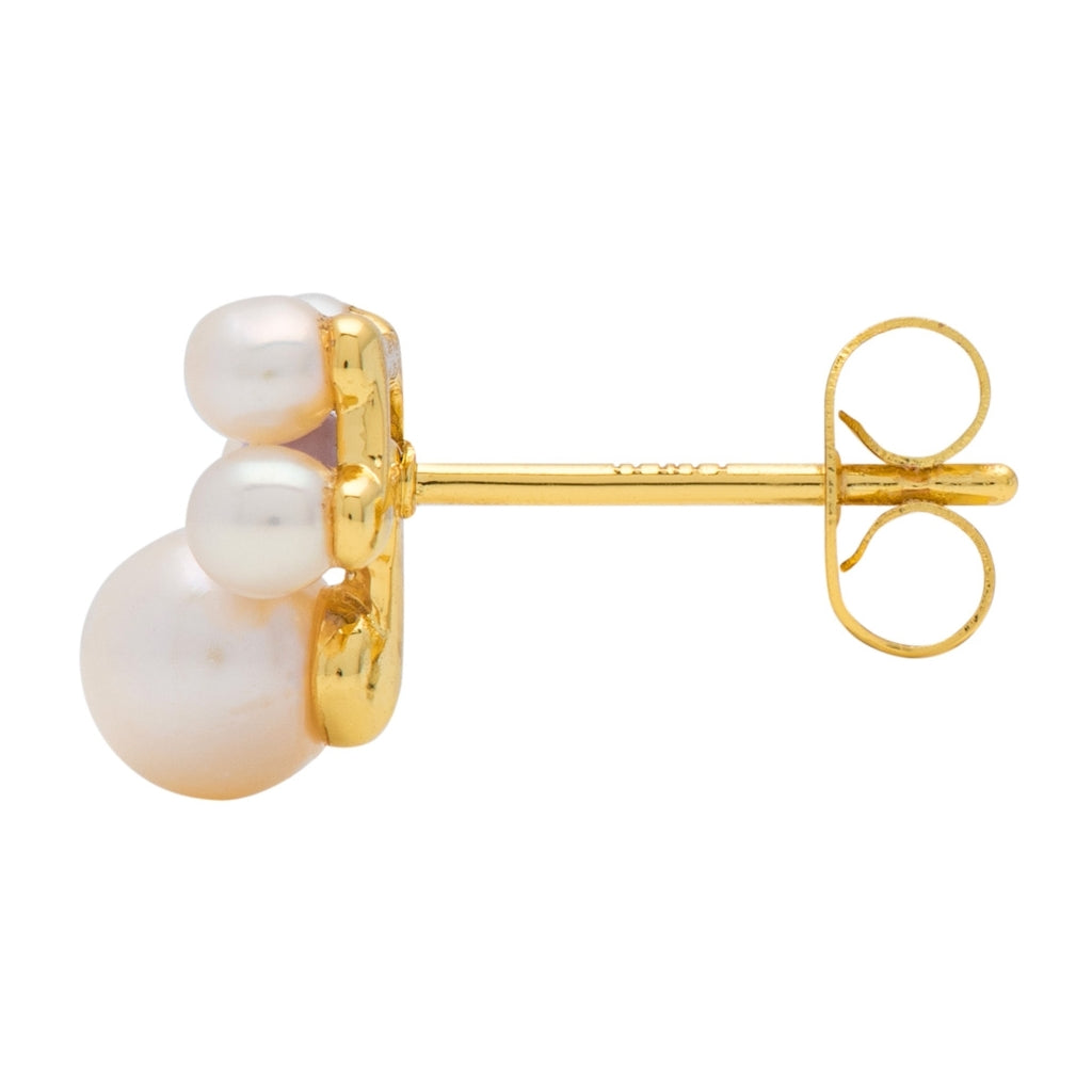 LULU Copenhagen Bouquet Pearls earring 1 pcs Ear stud, 1 pcs Lavender