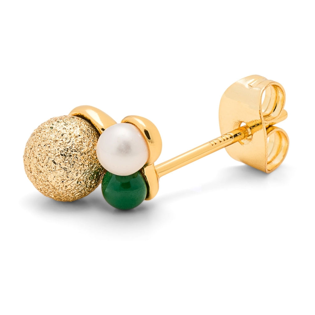 LULU Copenhagen Bouquet The Favorite earring 1 pcs Ear stud, 1 pcs Gold plated