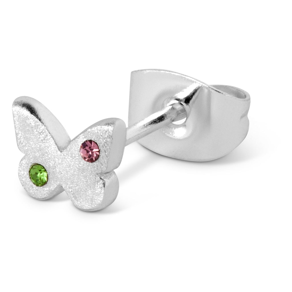 LULU Copenhagen Butterfly earring 1 pcs Ear stud, 1 pcs Silver Plated