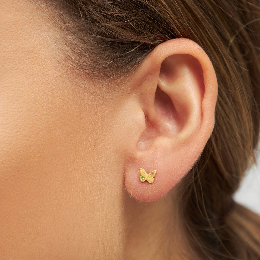 LULU Copenhagen Butterfly earring 1 pcs Ear stud, 1 pcs Gold plated