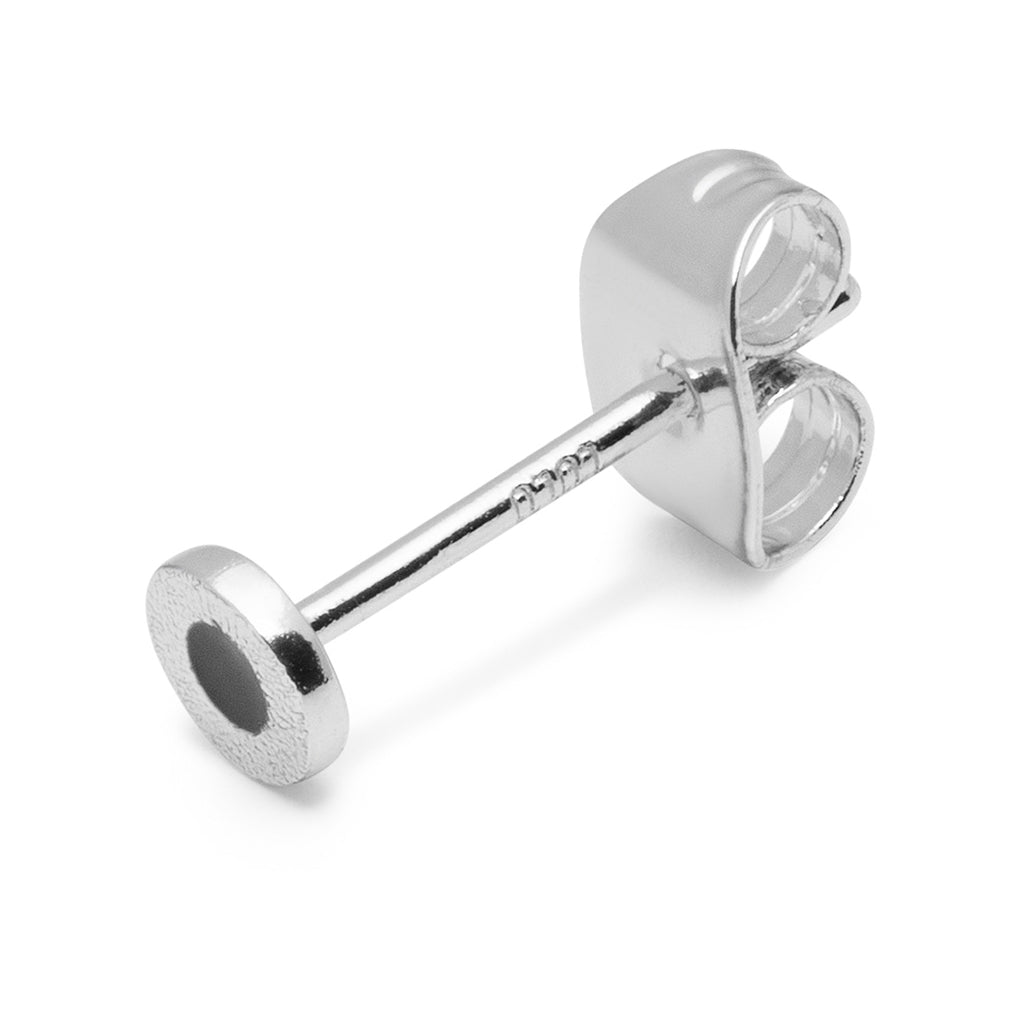 LULU Copenhagen Circle earring 1 pcs - silver plated Ear stud, 1 pcs Inkwell