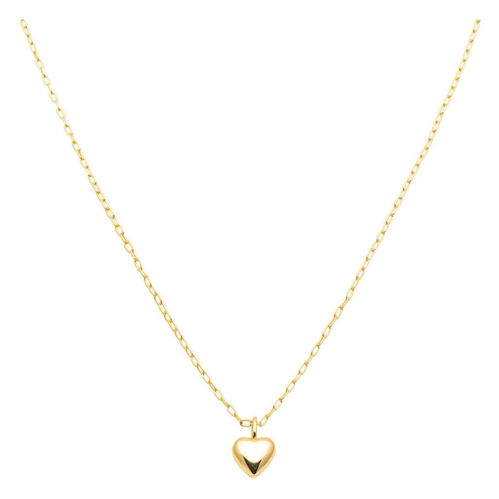 LULU Copenhagen Classic Heart Necklace Necklaces Gold plated