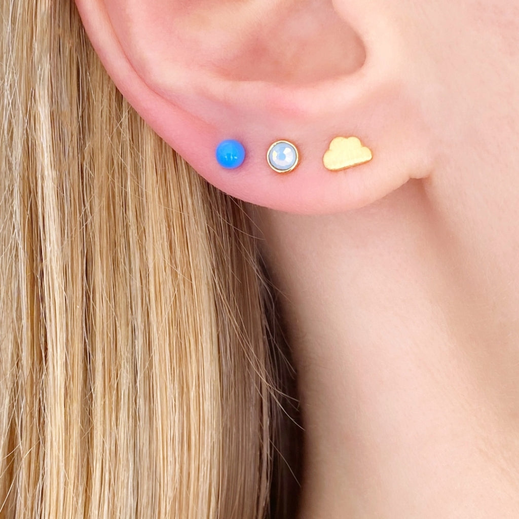 LULU Copenhagen Cloud earring 1 pcs Ear stud, 1 pcs