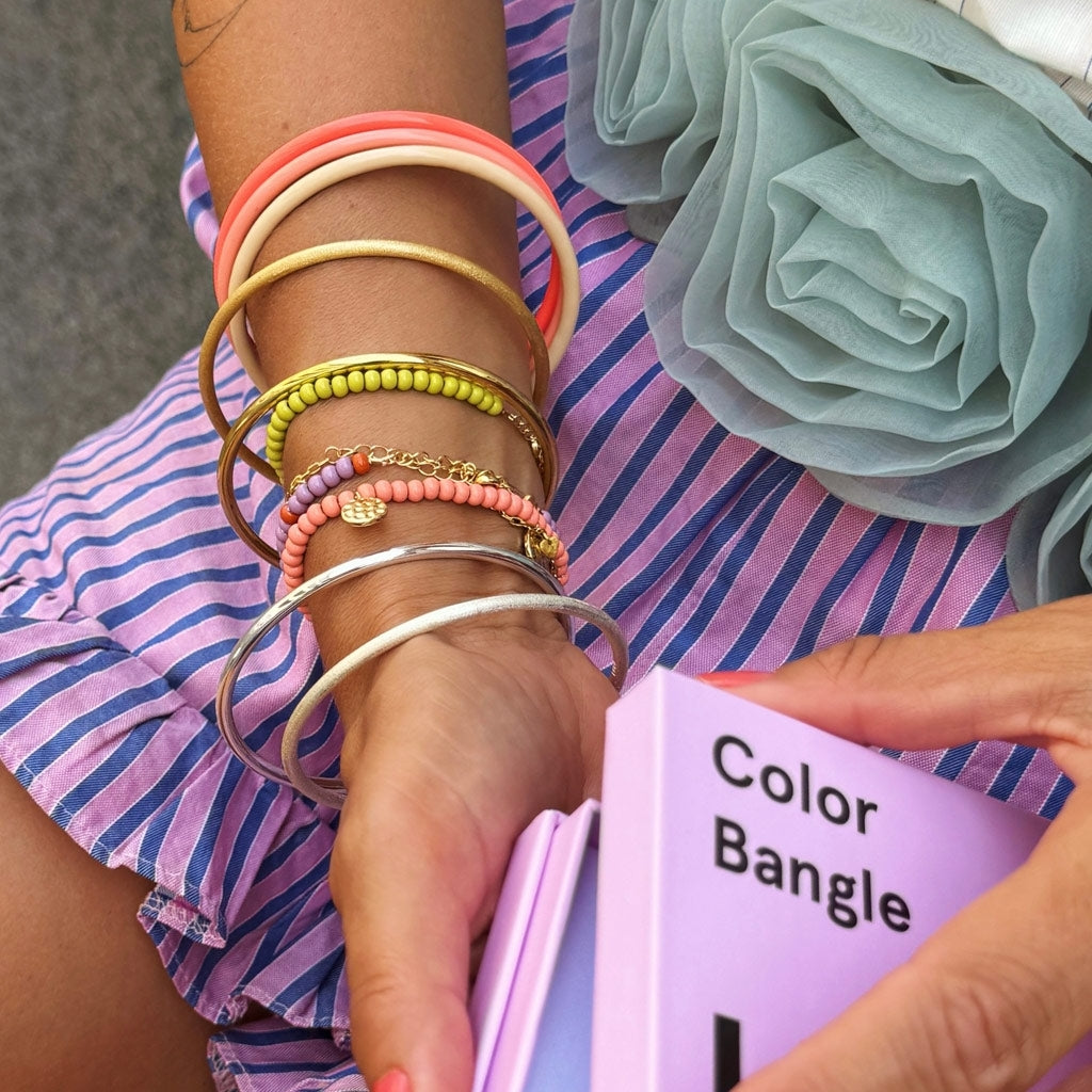LULU Copenhagen Color Ball Bracelet Bracelets Purple/Rust