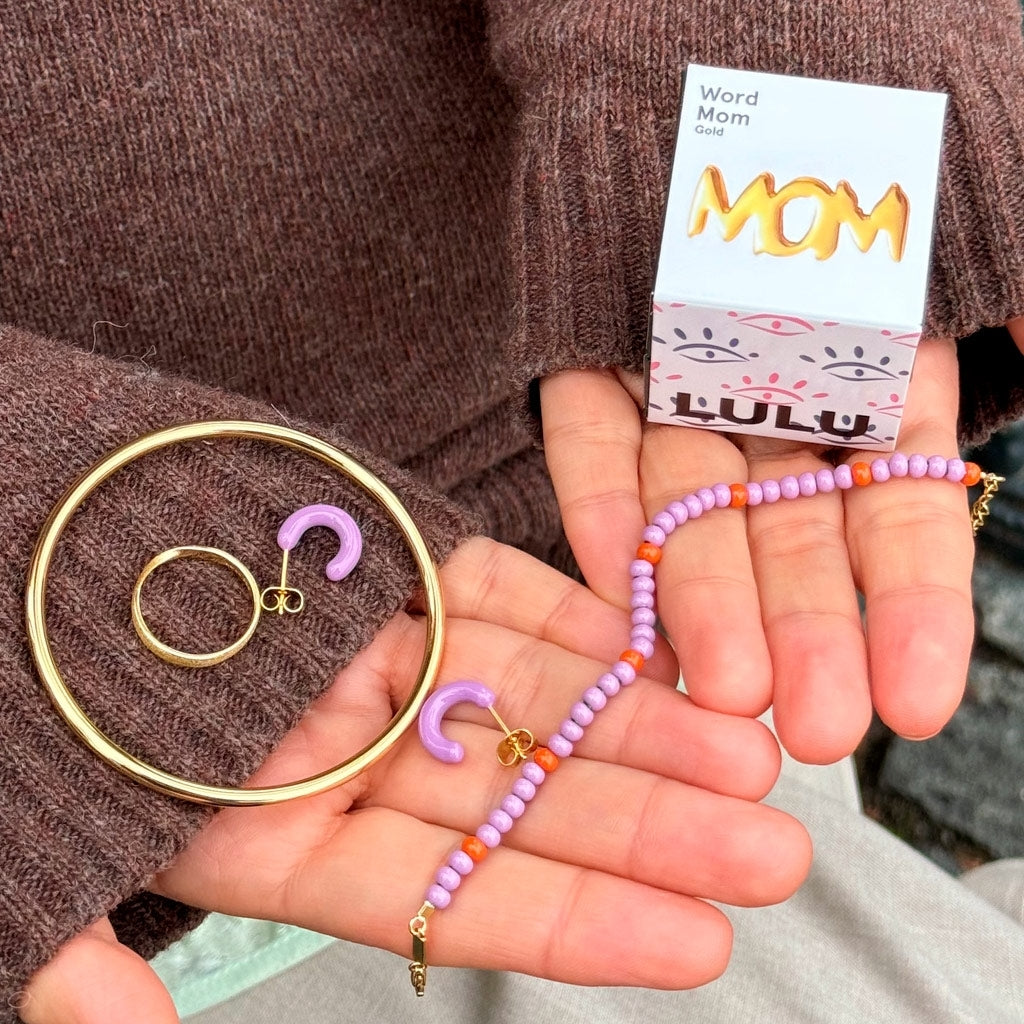 LULU Copenhagen Color Ball Bracelet Bracelets Purple/Rust