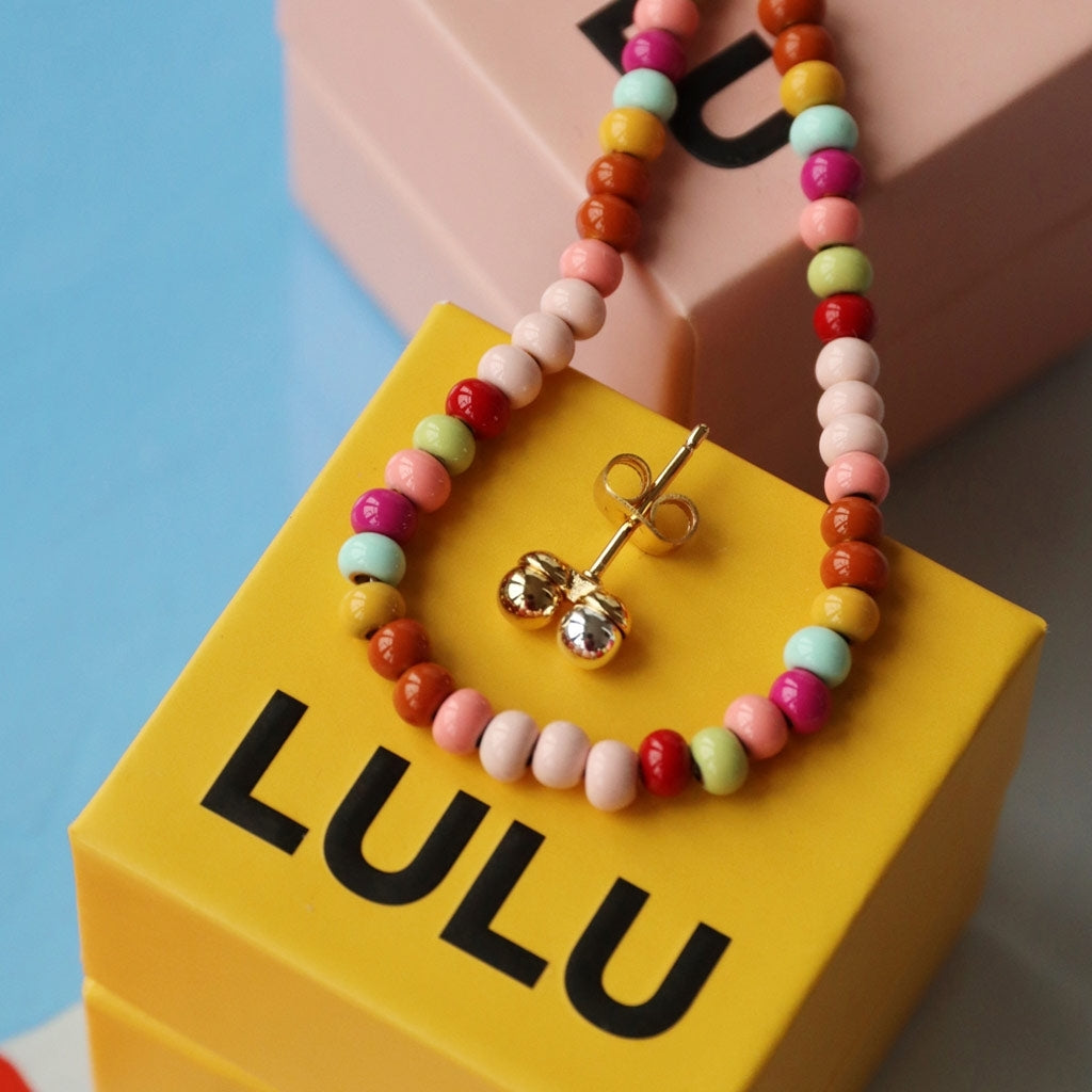 LULU Copenhagen Color Ball Bracelet - silver plated Bracelets Mix