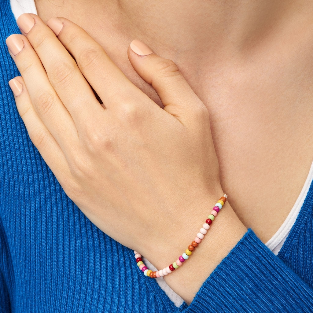LULU Copenhagen Color Ball Bracelet - silver plated Bracelets Mix
