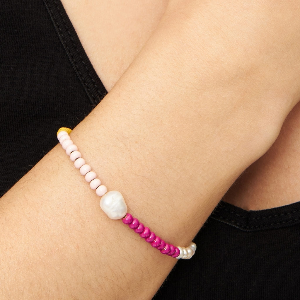 LULU Copenhagen Color Ball Bracelet Pearls gold plated Bracelets Gold plated