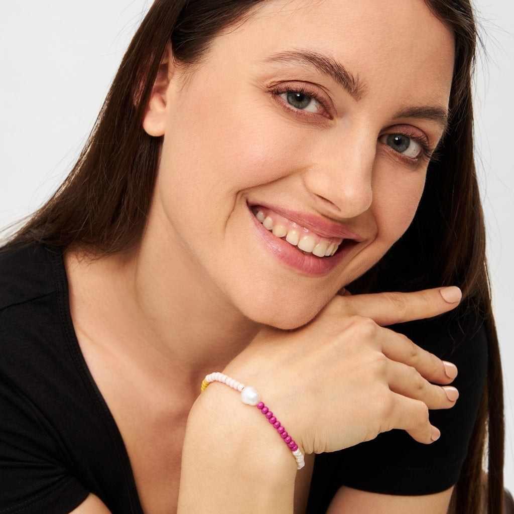 LULU Copenhagen Color Ball Bracelet Pearls gold plated Bracelets Gold plated