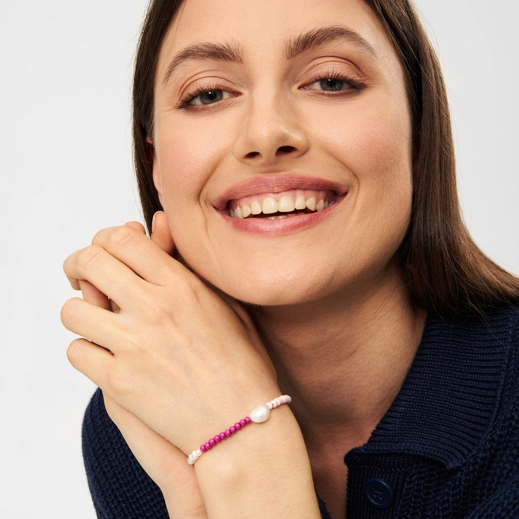 LULU Copenhagen Color Ball Bracelet Pearls silver plated Bracelets Silver Plated
