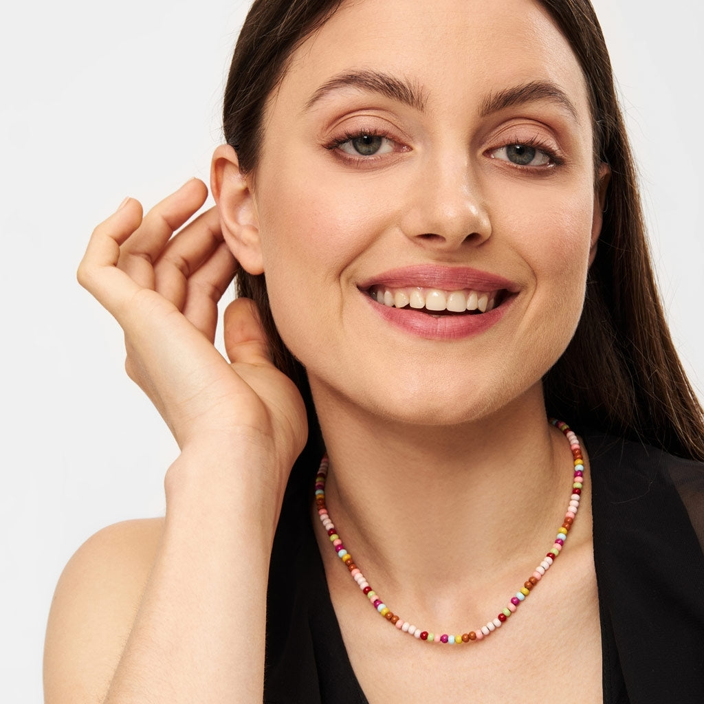 LULU Copenhagen Color Ball Necklace Short Necklaces Mix