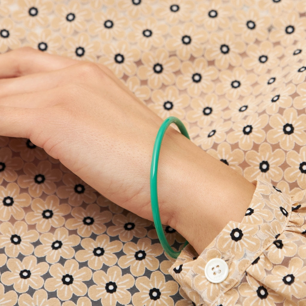 LULU Copenhagen Color Bangle Bracelets Light Green