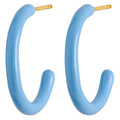 Color Hoops Medium pair - Light Blue