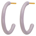 Color Hoops Medium pair - Purple