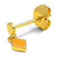 Confetti Dangling earring 1 pcs gold plated - Marigold