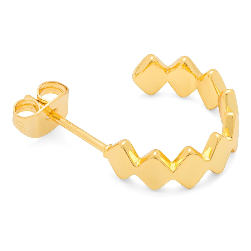 LULU Copenhagen Confetti Hoops gold plated Hoops Gold plated