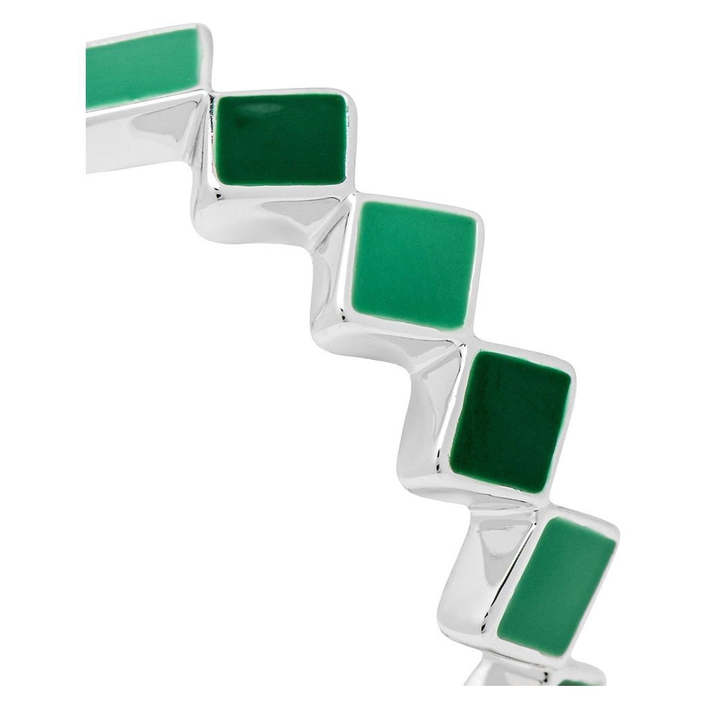 LULU Copenhagen Confetti Ring silver Rings Green