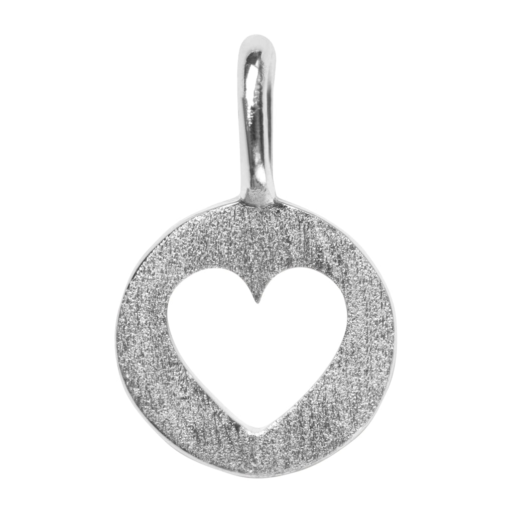 LULU Copenhagen Cut Out Heart pendant Pendents Silver