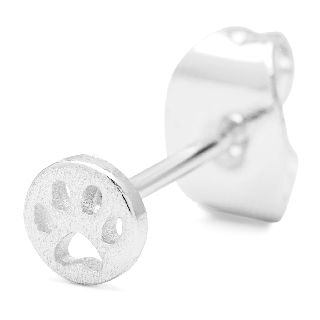 LULU Copenhagen Dog earring 1 pcs Ear stud, 1 pcs Silver Plated
