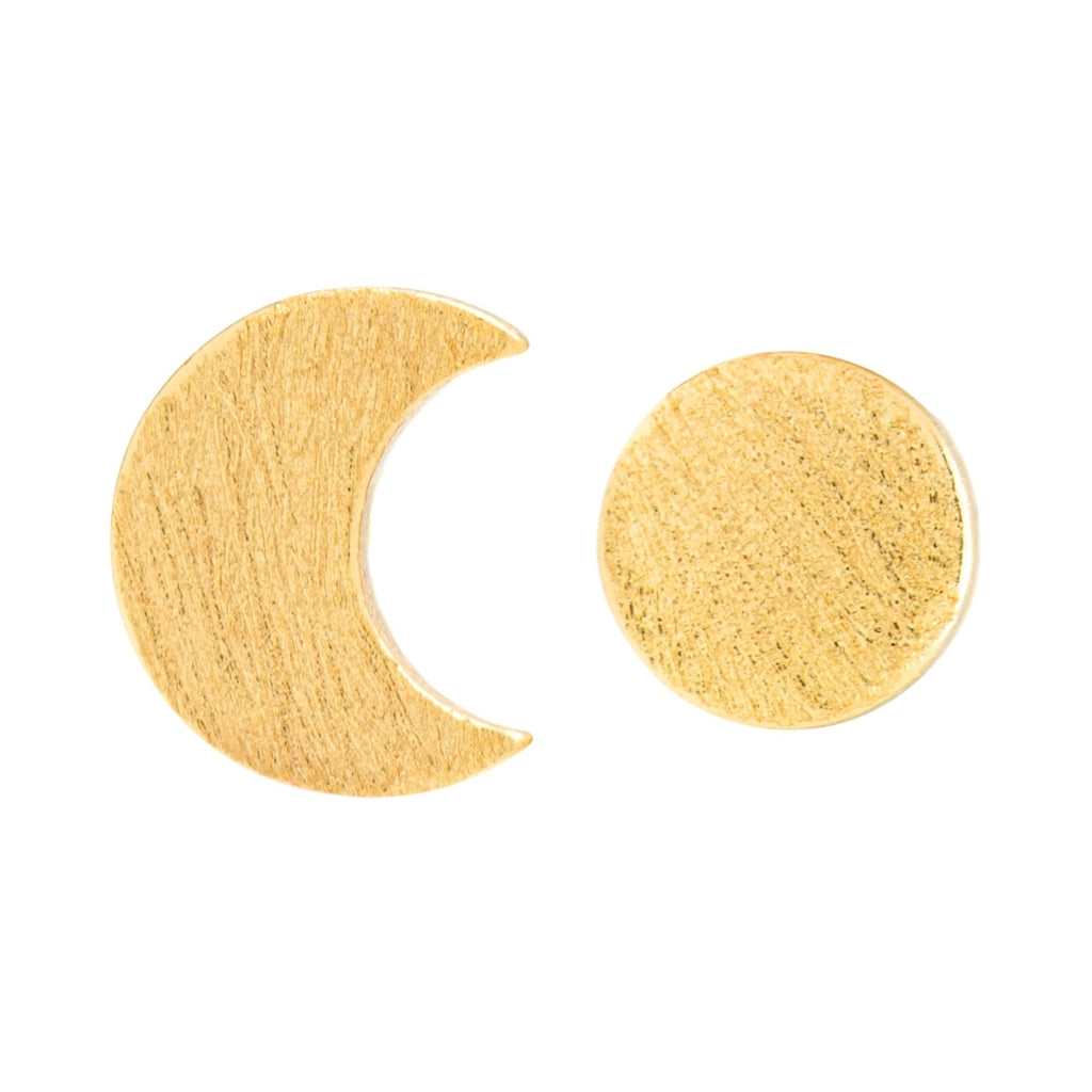 LULU Copenhagen Family To The Moon And Back earrings pair Earrings, pairs Gold plated