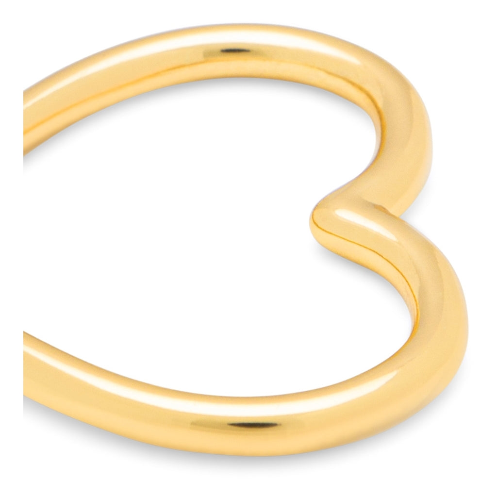 LULU Copenhagen Heart Ring gold plated Rings Gold plated