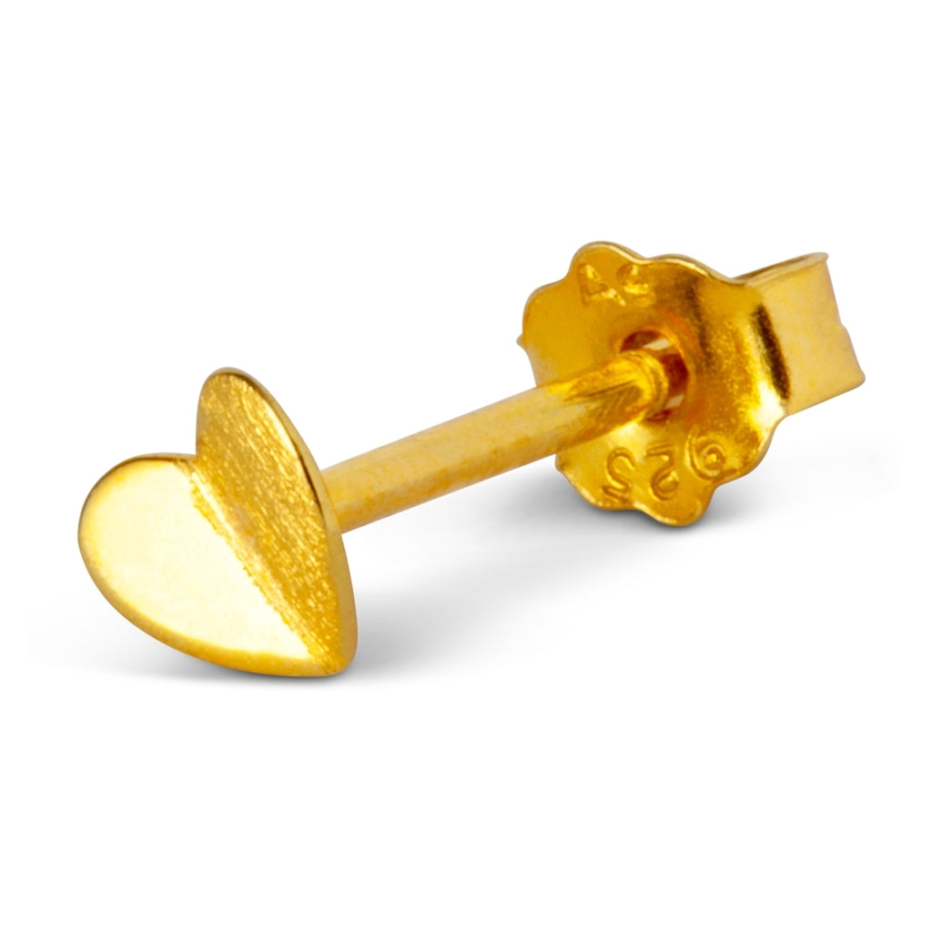 LULU Copenhagen Heart Wings earring 1 pcs Ear stud, 1 pcs Gold plated